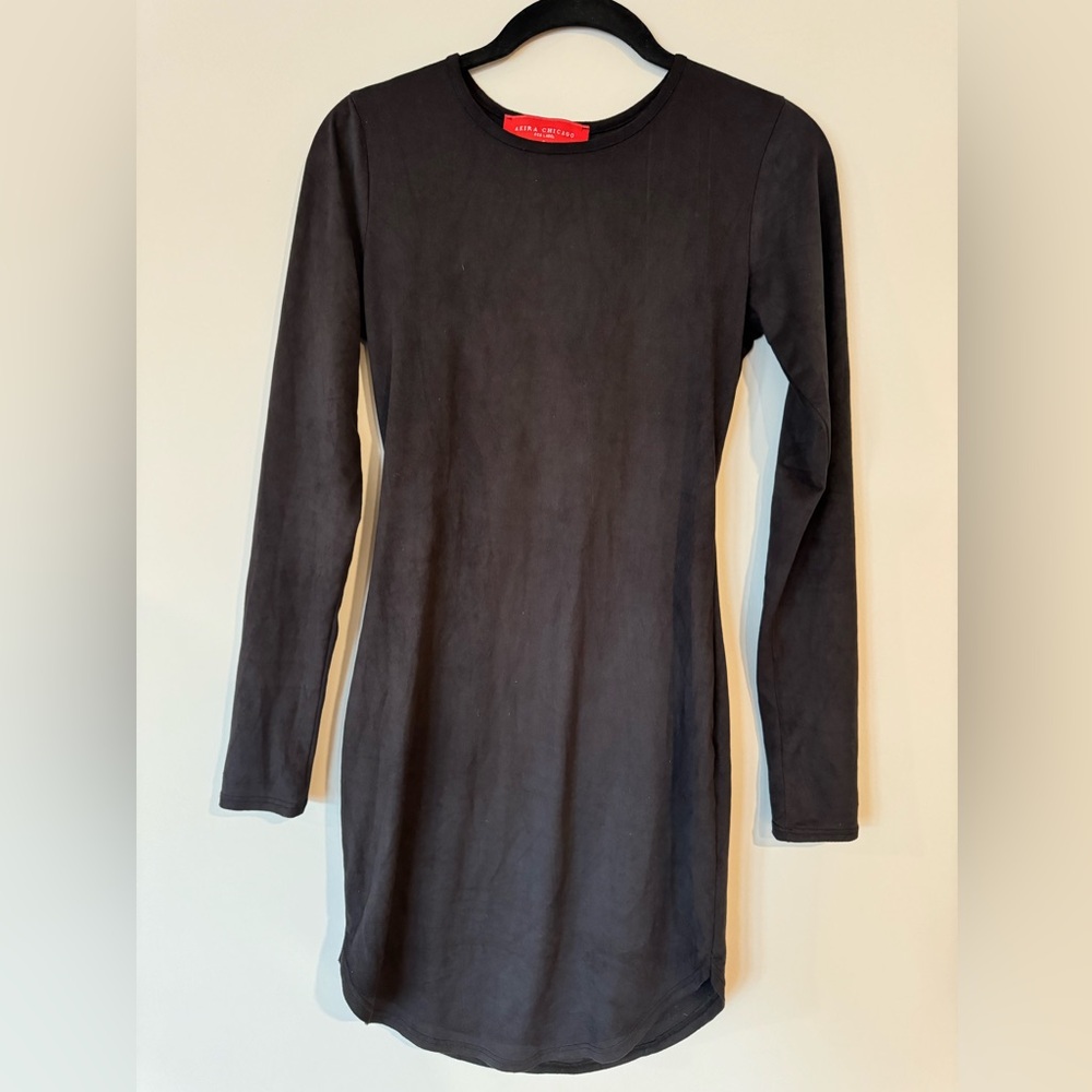 Women’s Charcoal Suede Dress/Tunic